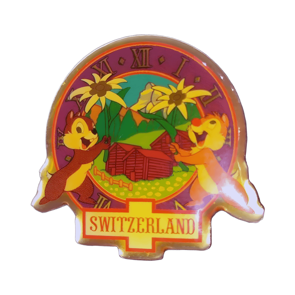 Switzerland - Chip & Dale Disney pin