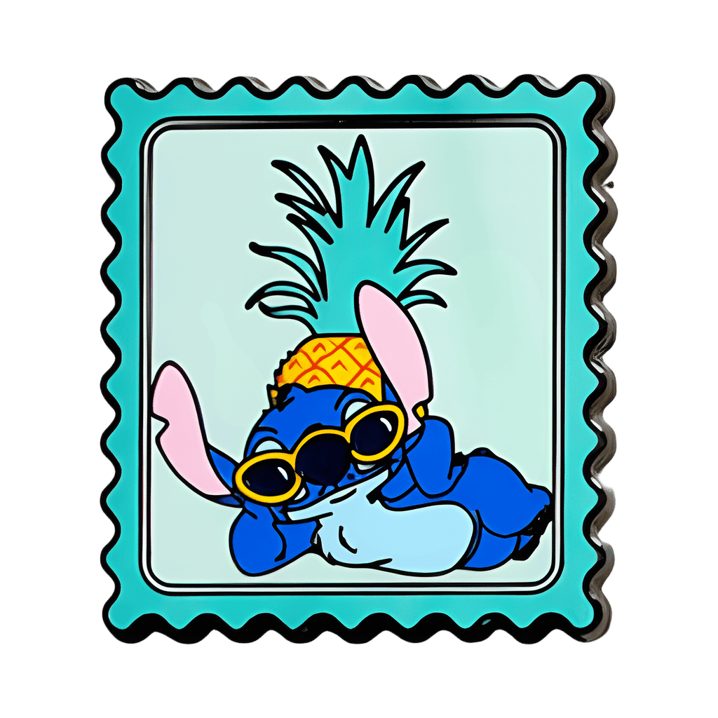 Stitch w/ Pineapple Y1039 (Common) Disney pin