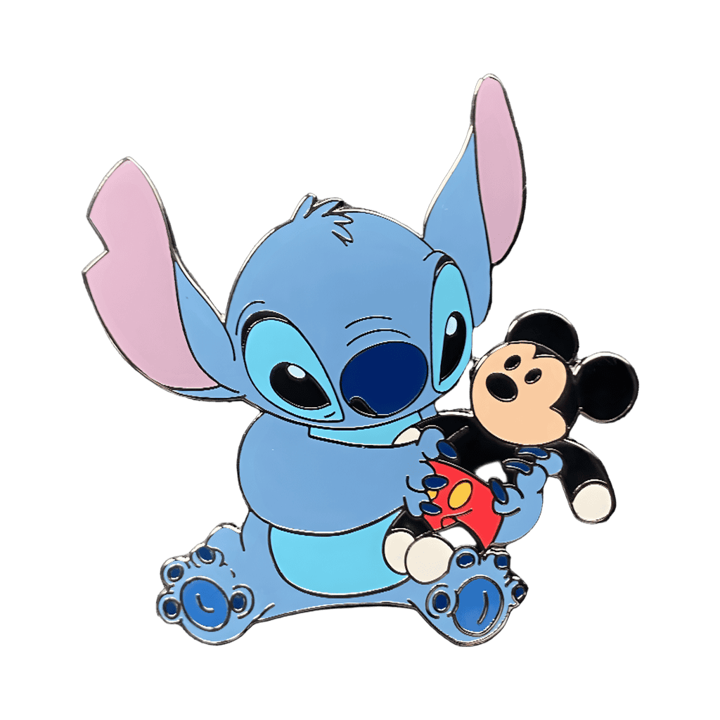 Stitch with Mickey doll Disney pin
