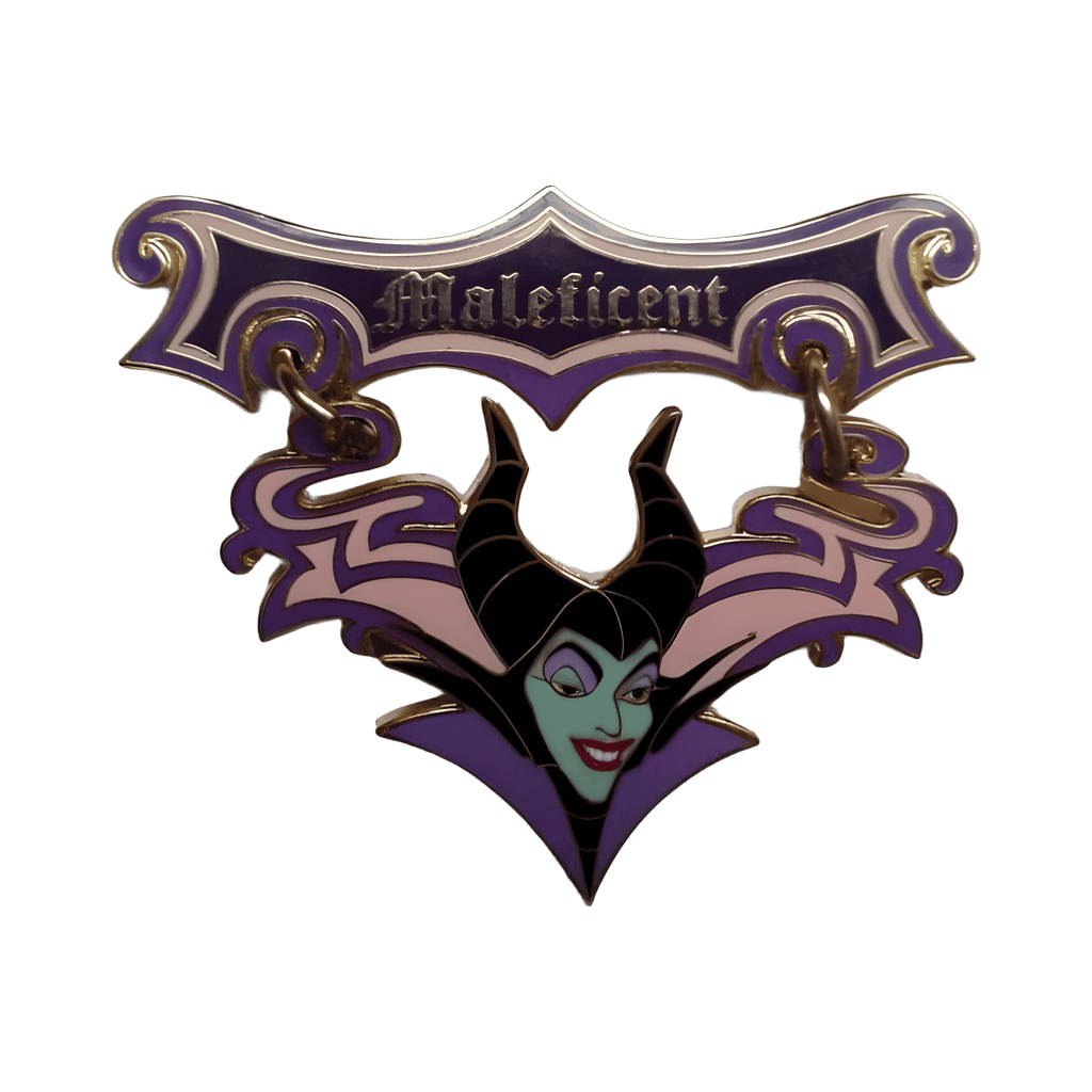 Hanging Charm - Maleficent Disney pin
