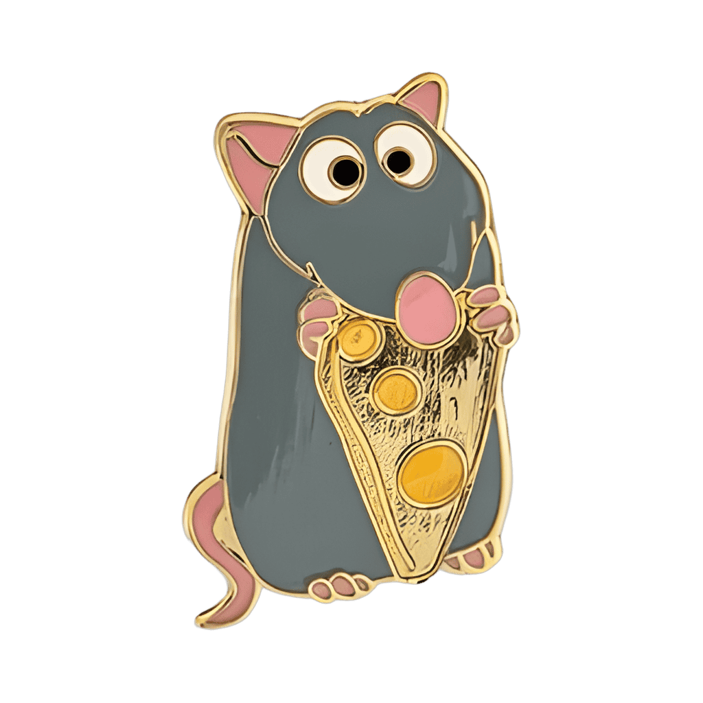 Remy Holding Cheese Disney pin