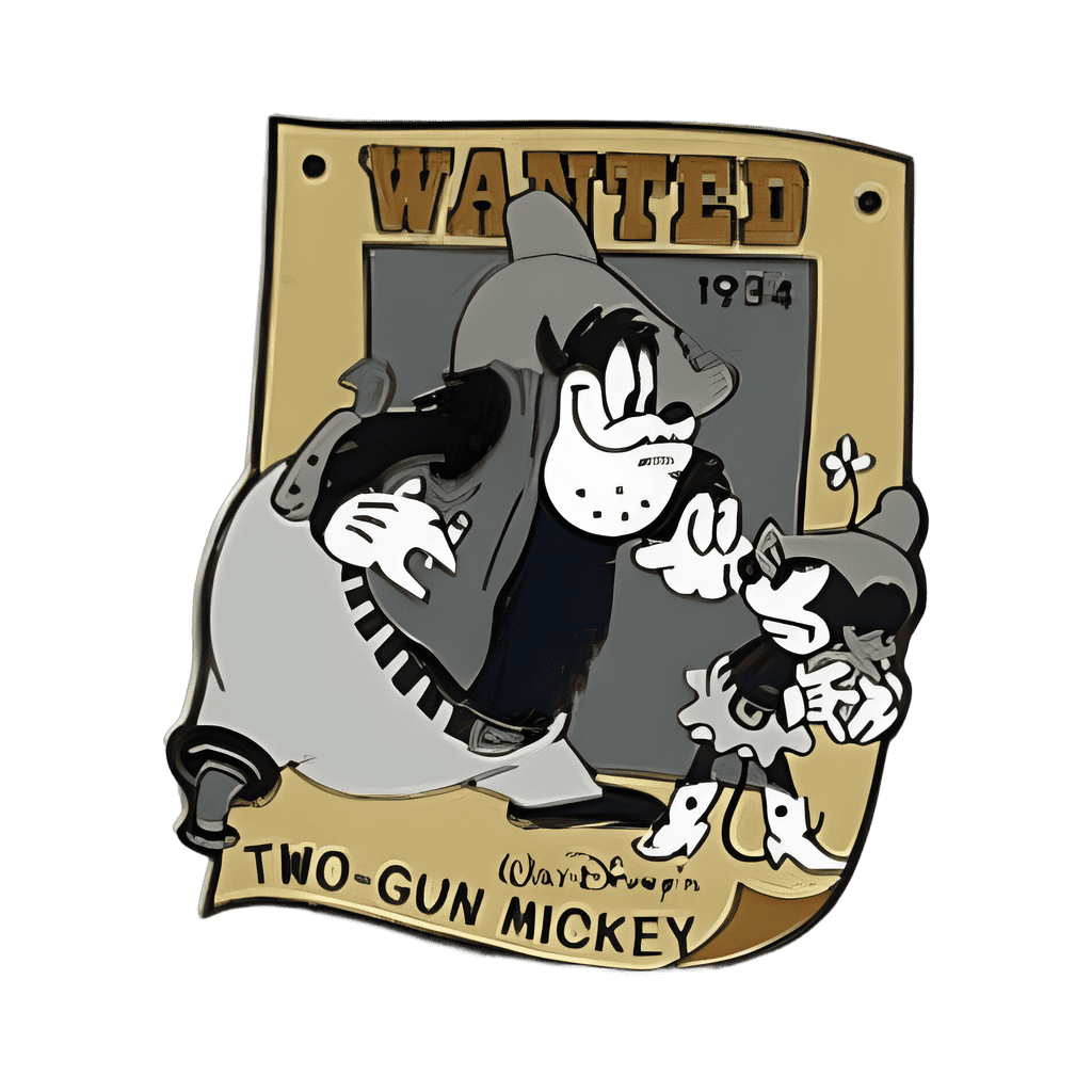 Two Gun Mickey 1934 Disney pin