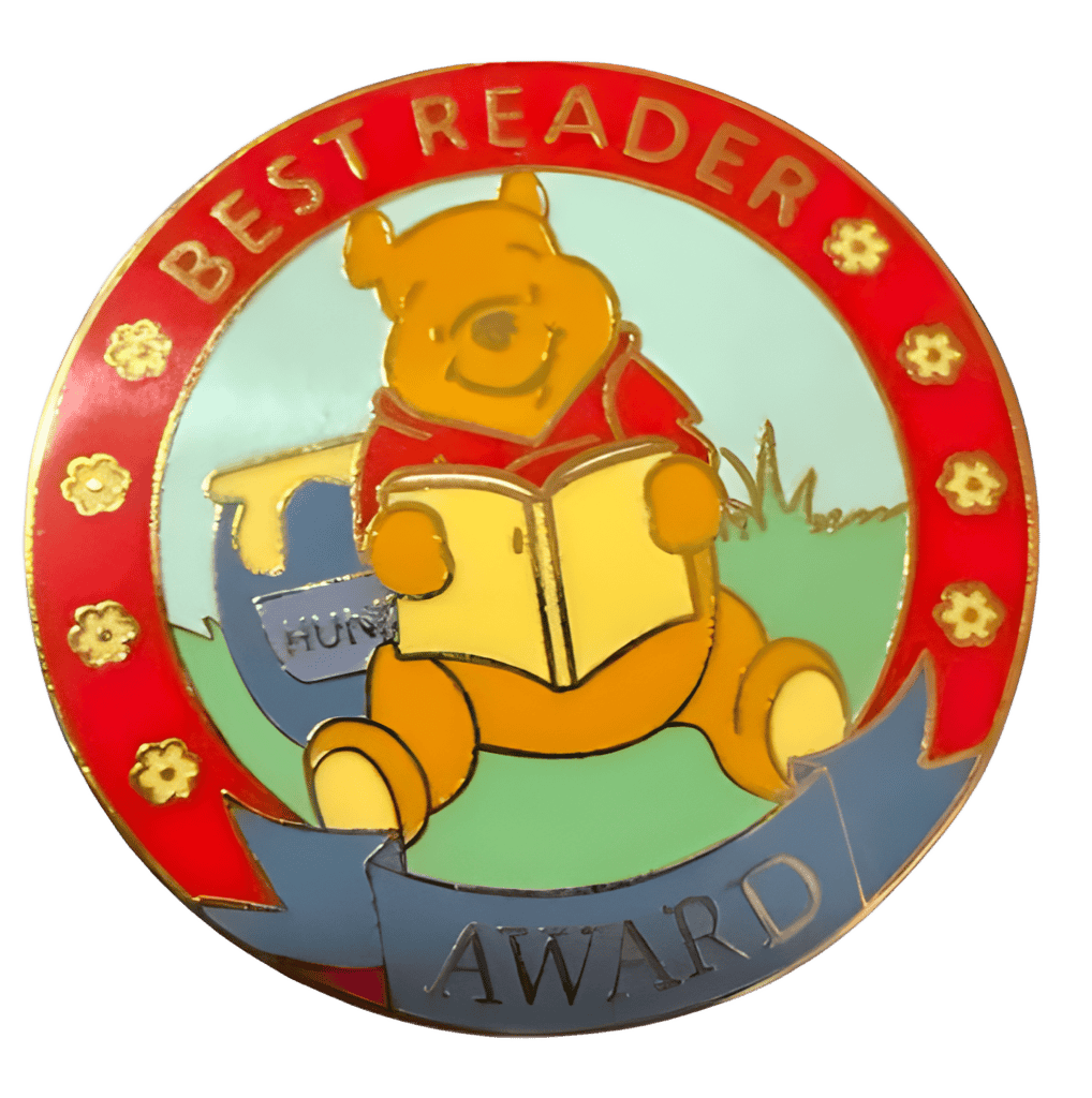 Best Reader Award Disney pin