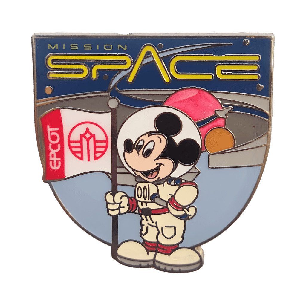 Astronaut Mickey with Flag Disney pin