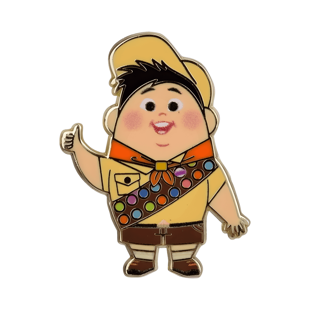 Up Pin Set - Russell with Thumbs Up Disney pin