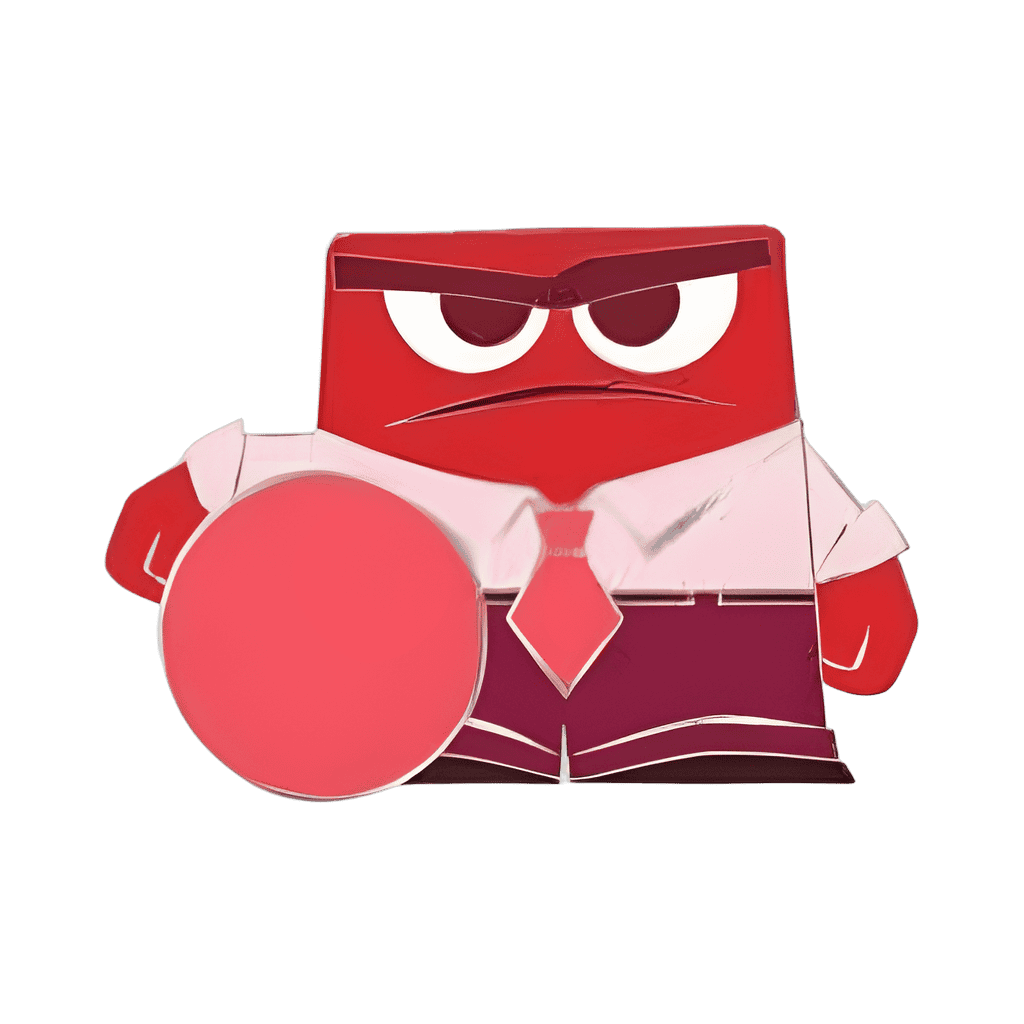 Anger Disney pin