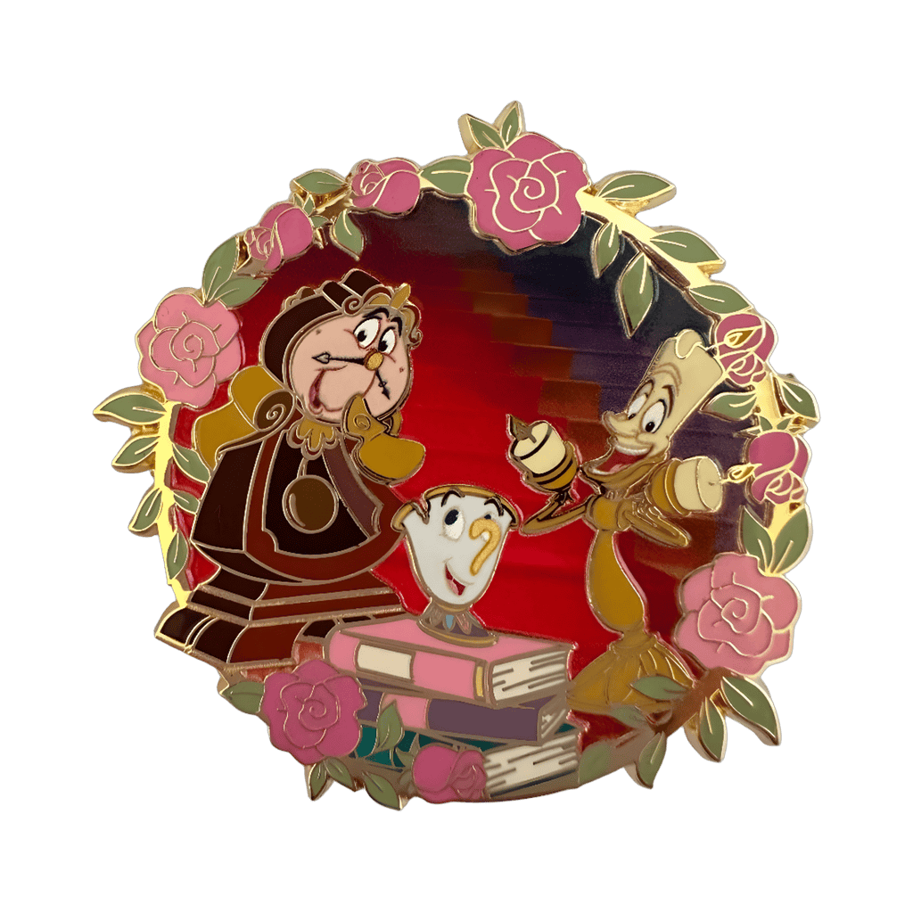 Cogsworth, Chip and Lumiere Disney pin