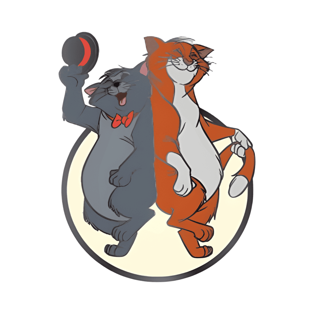 O'Malley and Scat Cat Disney pin