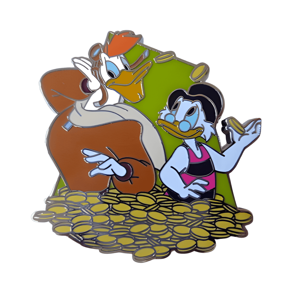 Disney Afternoon Block - Scrooge McDuck & Launchpad McQuack - CHASER Disney pin