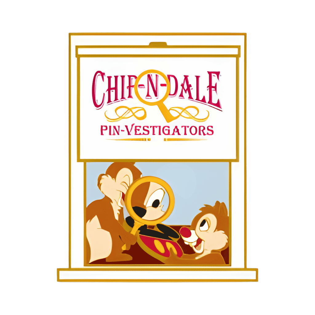 Chip and Dale Pin-Vestigators Disney pin