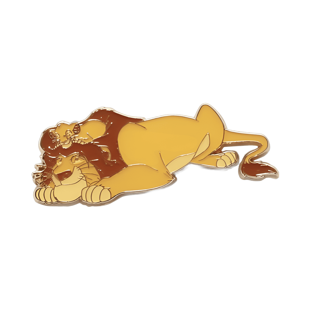 Simba and Mufasa Disney pin
