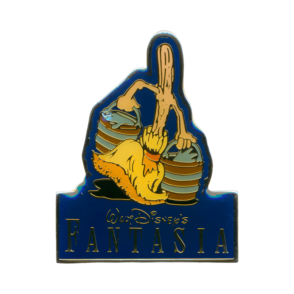 50th Anniversary — Broom with Buckets and Logo Disney pin