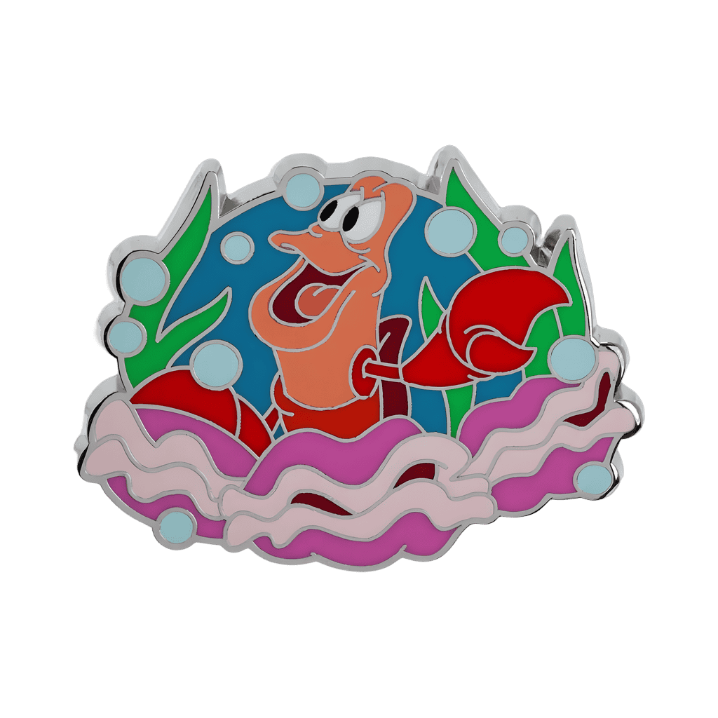 Ariel and Sebastian - Under The Sea Pin Set - Sebastian Disney pin
