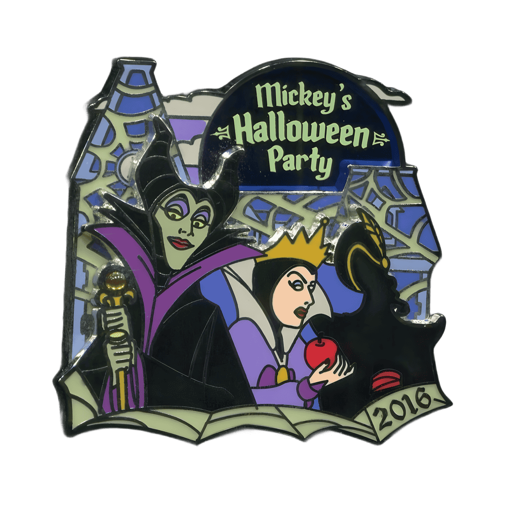 Villains Square with Maleficent, Evil Queen and Jafar Disney pin