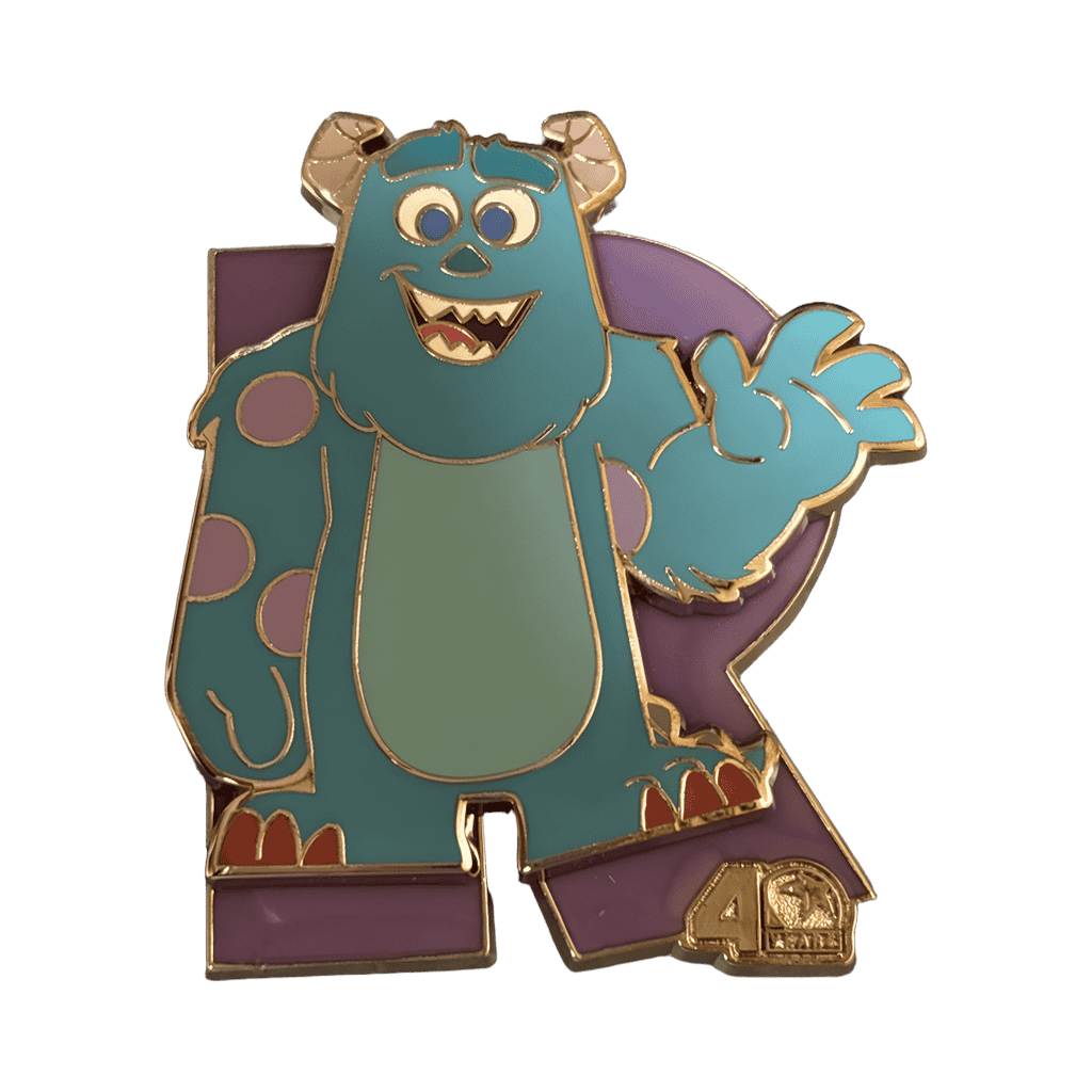 Sully Pixar “R” Disney pin