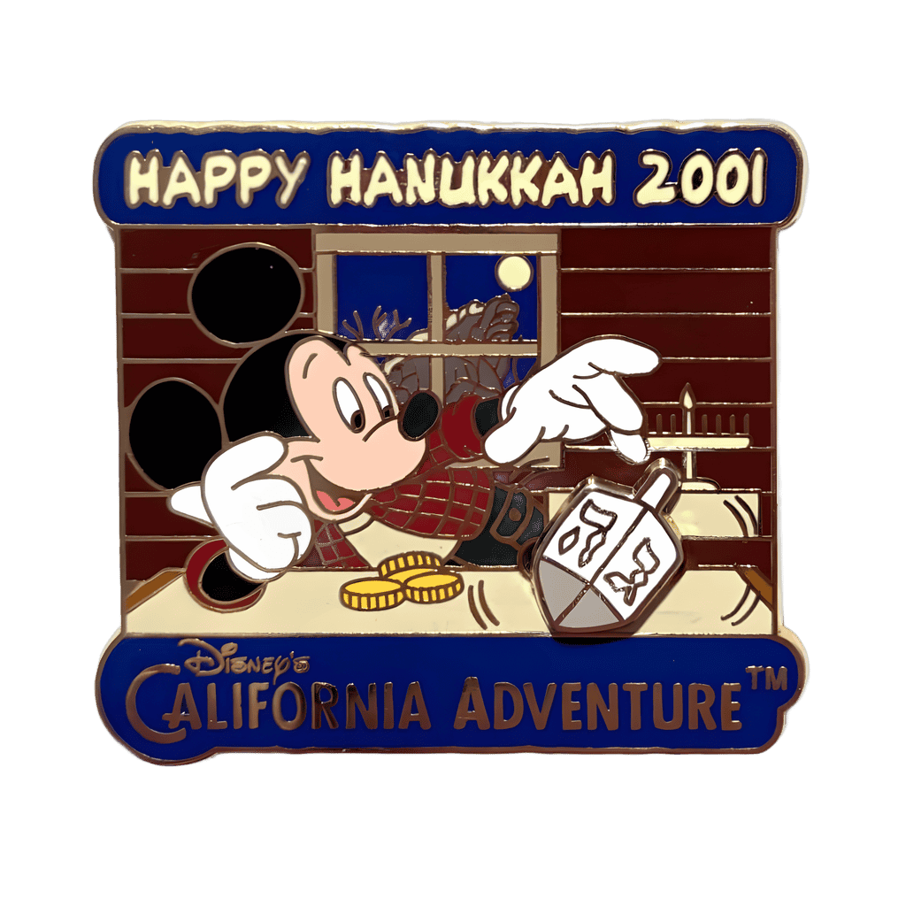 Happy Hanukkah 2001 Disney pin