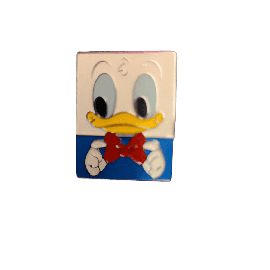 Square Donald Disney pin