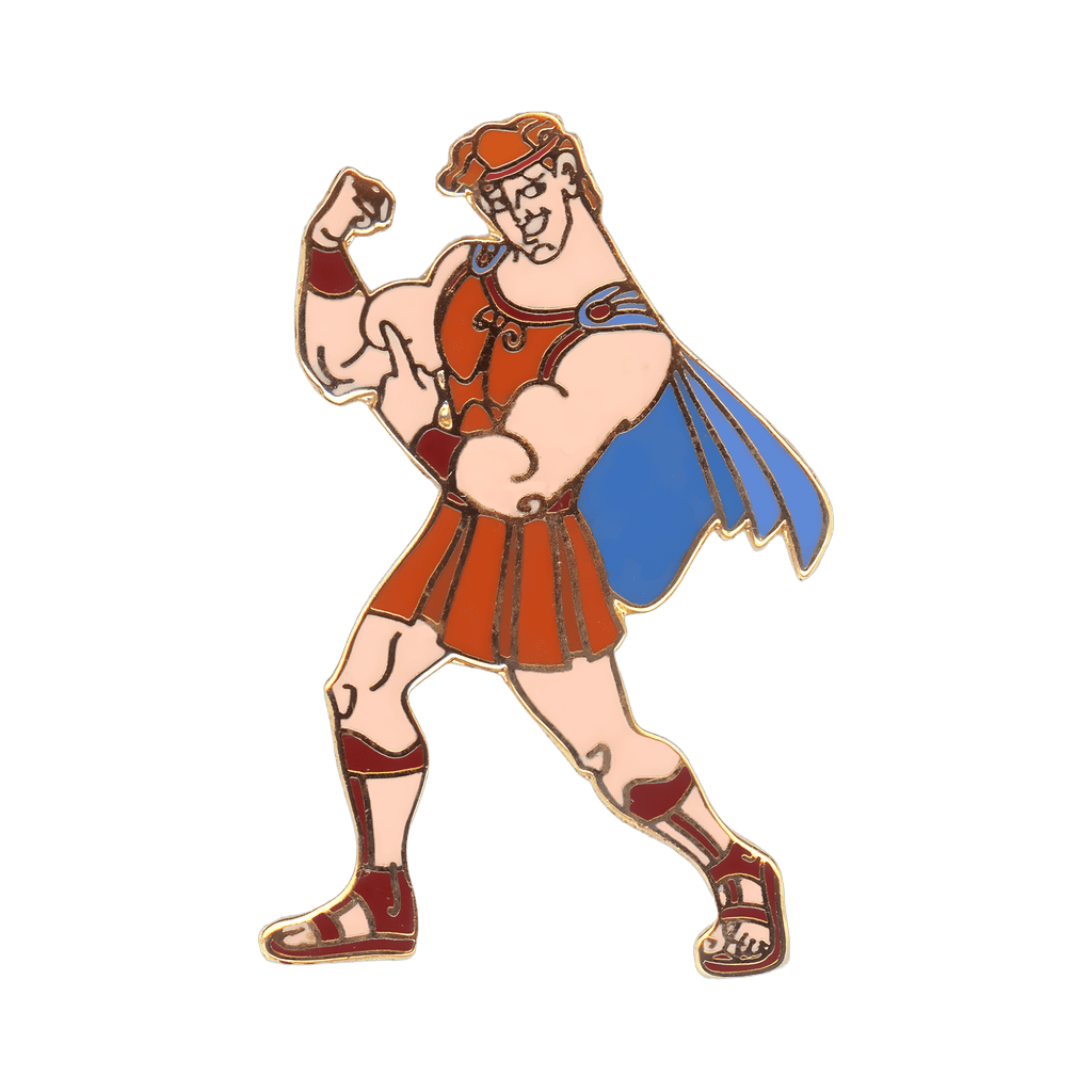 Hercules Pointing to his Bicep Disney pin