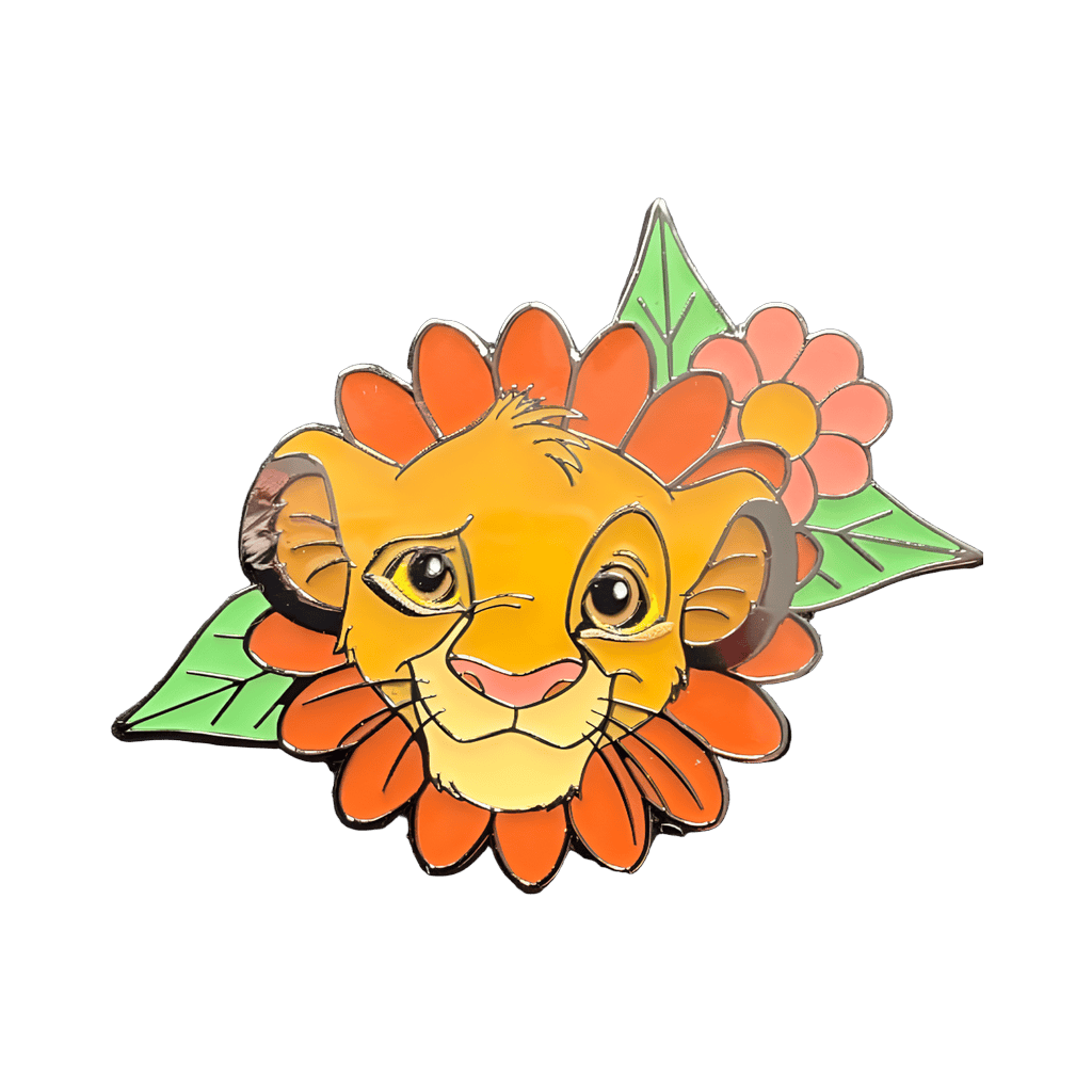 Flower Simba Disney pin