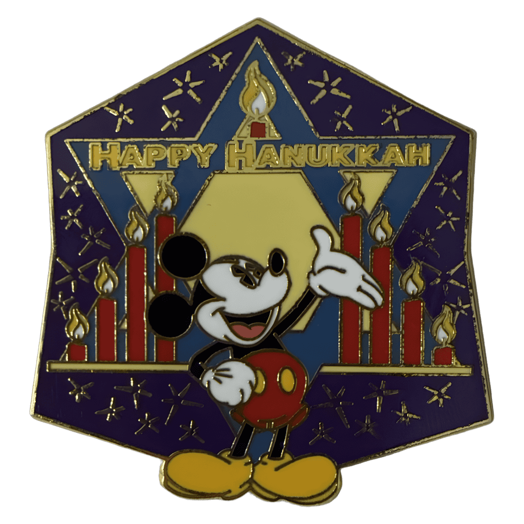 Happy Hanukkah Mickey Mouse 2003 Disney pin