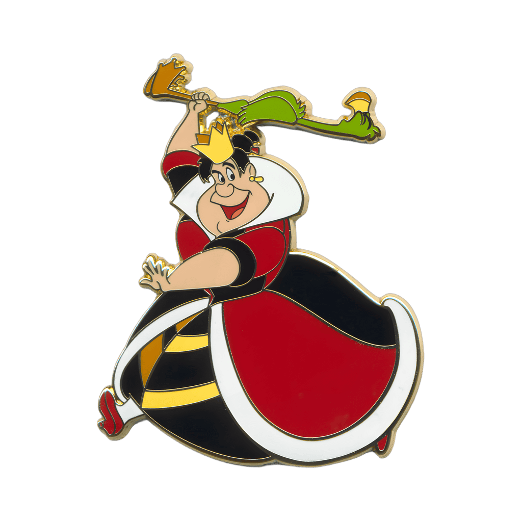 The Queen of Hearts playing Croquet Disney pin