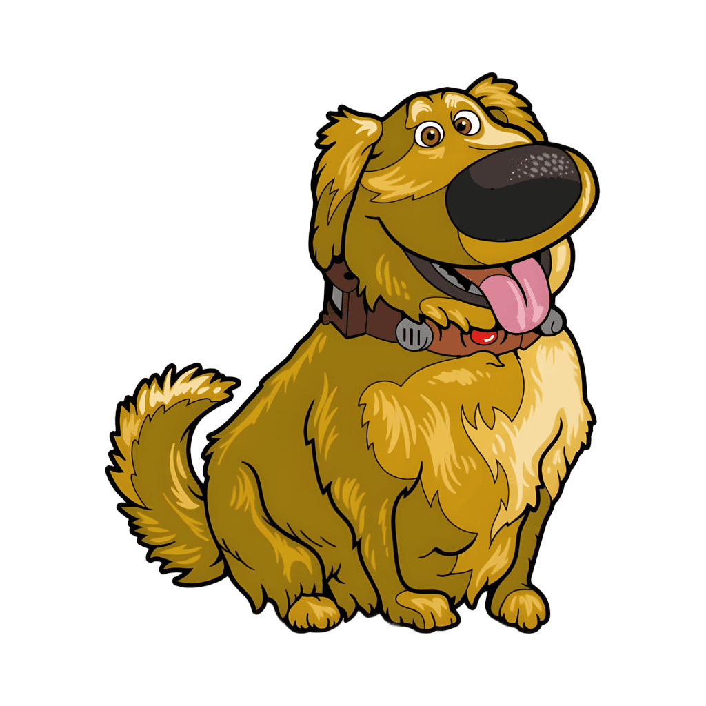 Dug Sitting (1643) - FryGuy Pins Exclusive Disney pin