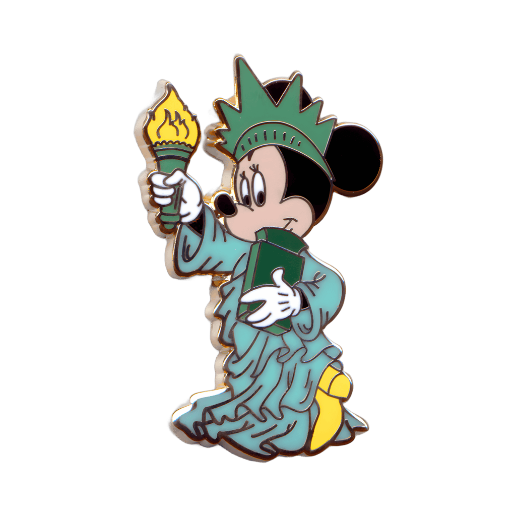 Minnie dressed as the Statue of Liberty Disney pin