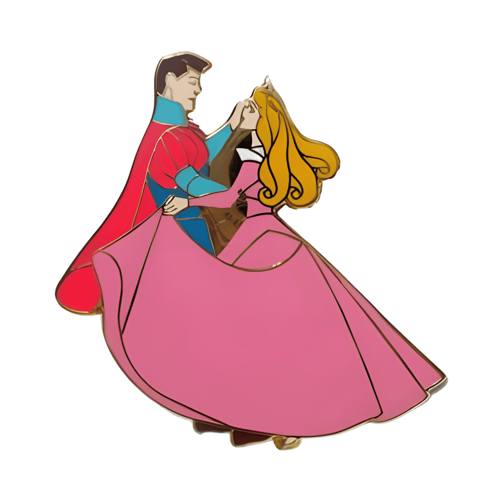 Aurora and Prince Phillip Dancing Disney pin