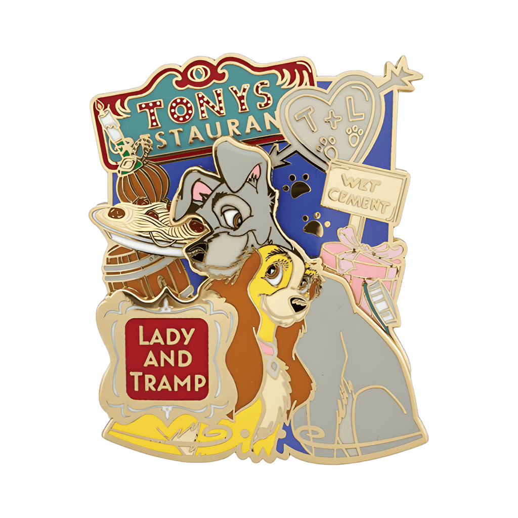 Lady and the Tramp Disney pin