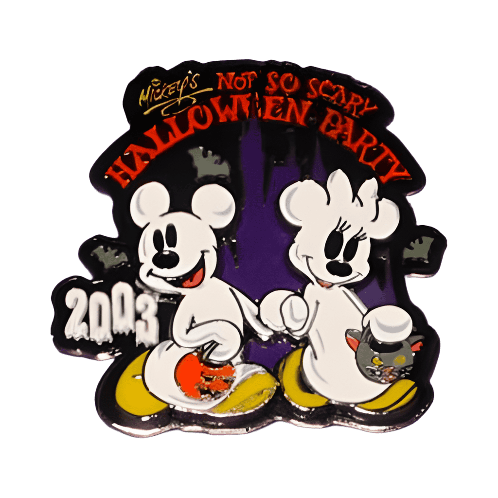 Mickey Mouse & Minnie Mouse as Ghosts Disney pin
