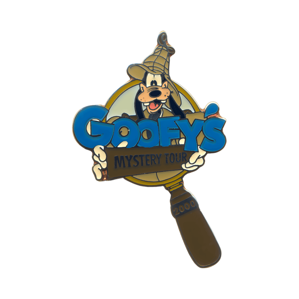 2000 Magnifying Glass Logo in Blue Disney pin