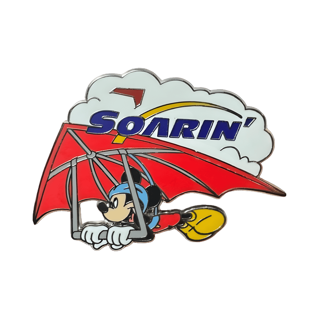 Mickey on Red Hang Glider Disney pin