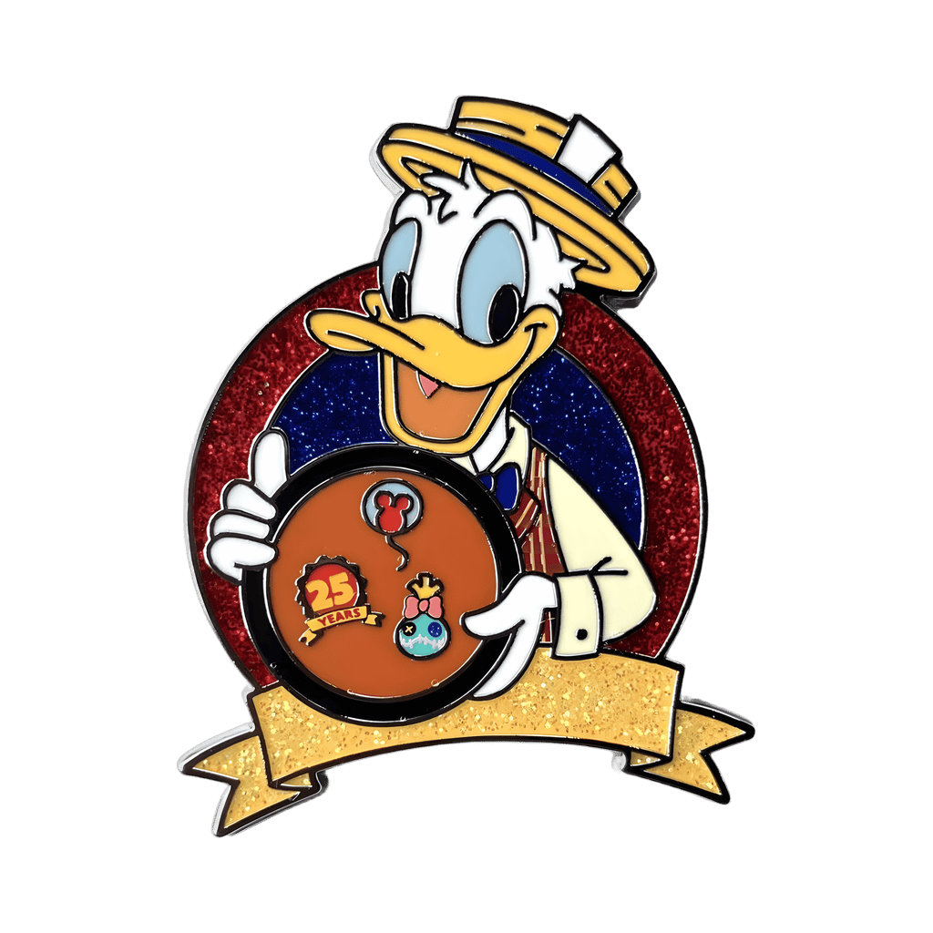 Donald Duck Dressed as Scoop Sanderson Disney pin
