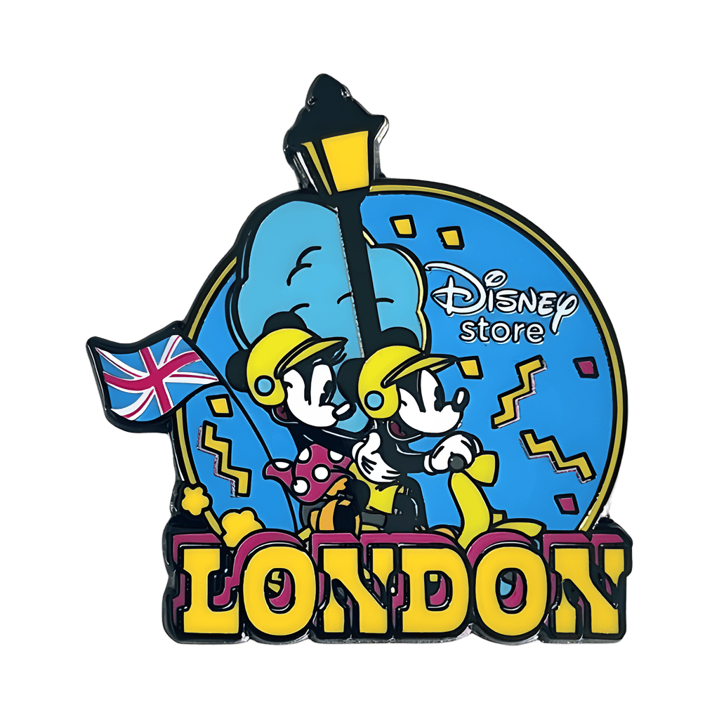 London Mickey and Minnie Disney pin