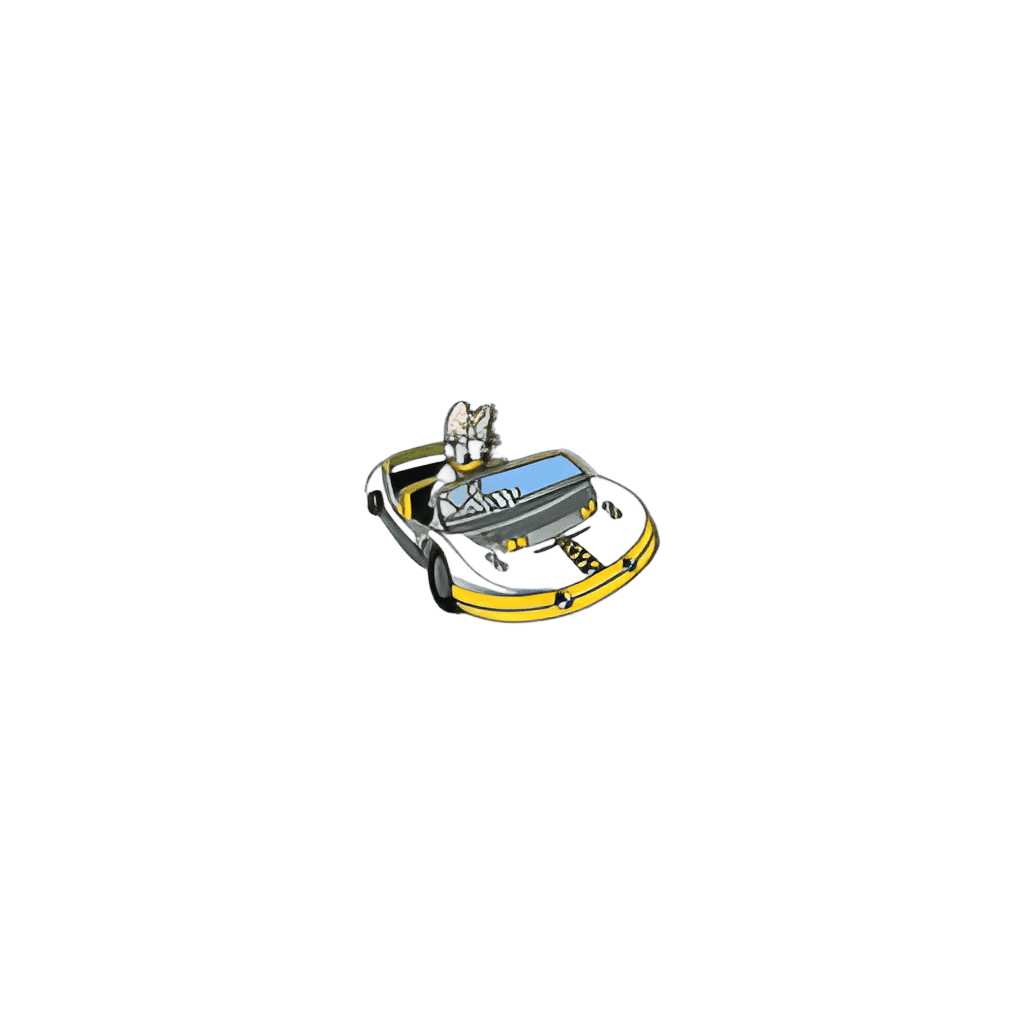 Daisy on Test Track Disney pin