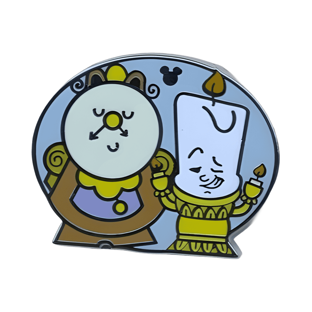 Lumiere & Cogsworth Disney pin