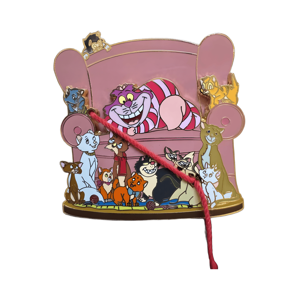 Disney Cats on armchair Disney pin