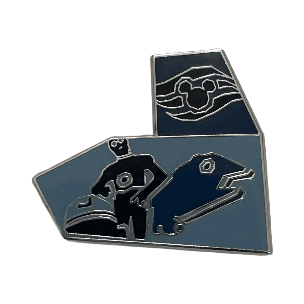 R2-D2, C-3PO and Millennium Falcon Disney pin