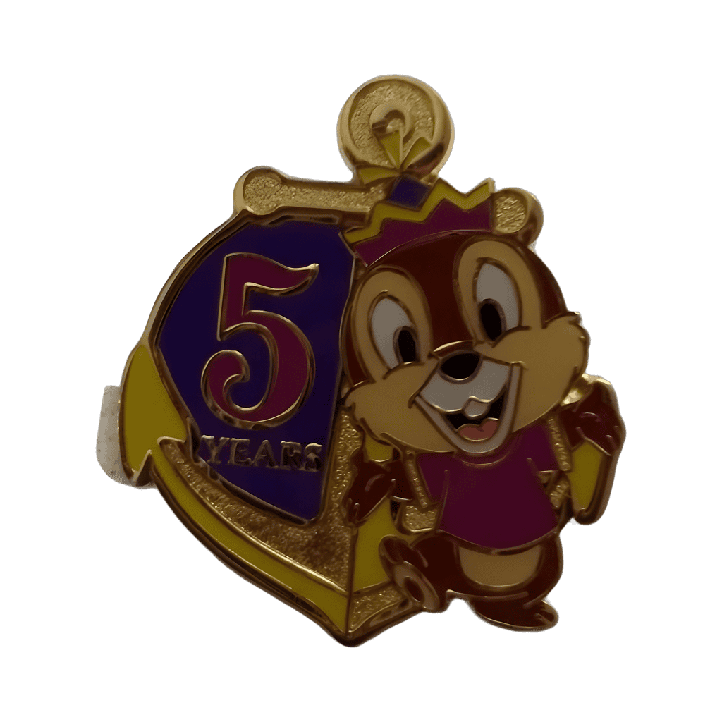 5th Anniversary - Anchor - Chip Disney pin