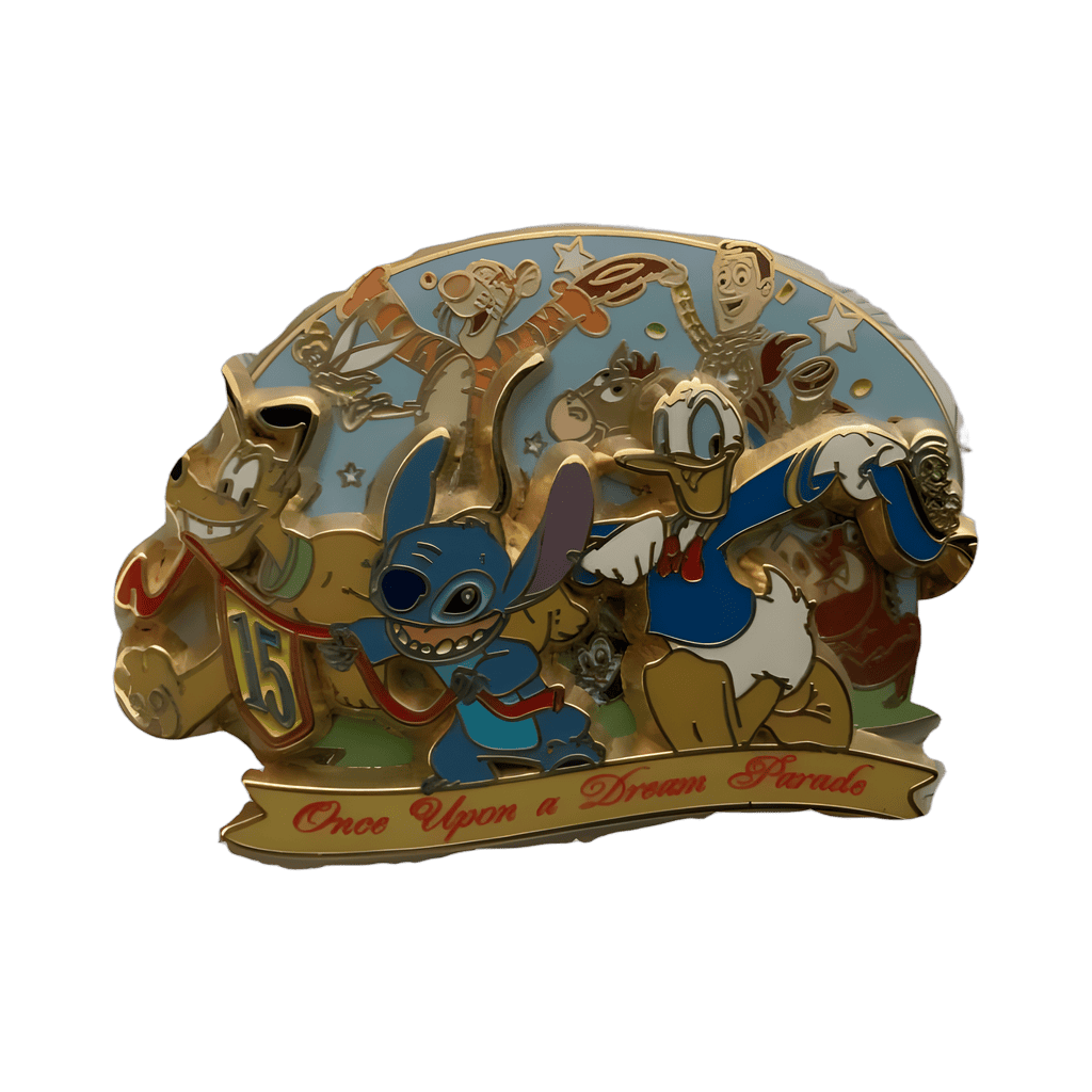 Pluto, Stitch, Donald, Pumbaa, Tigger, Bullseye and Woody Disney pin