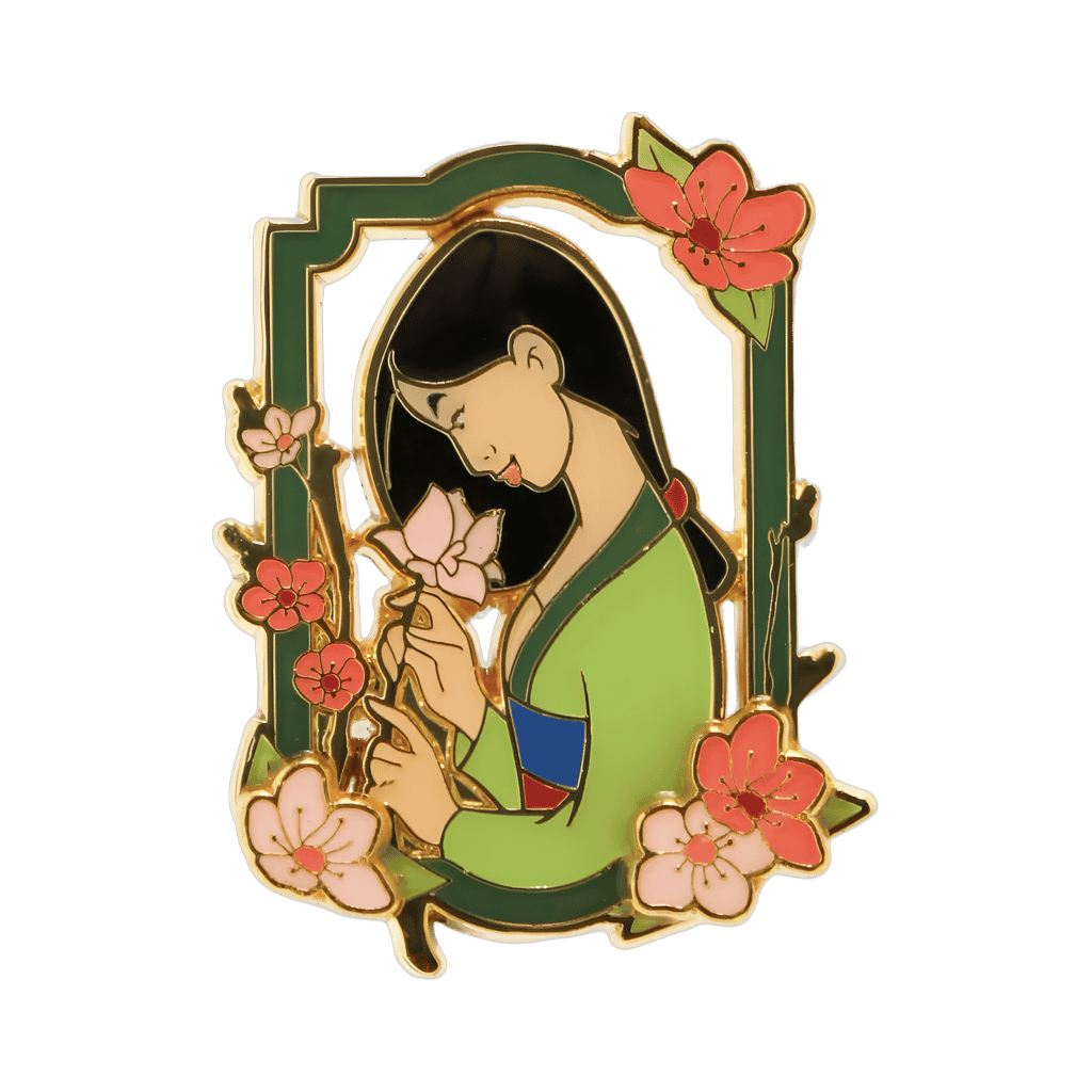 Mulan Cherry Blossom Frame Disney pin