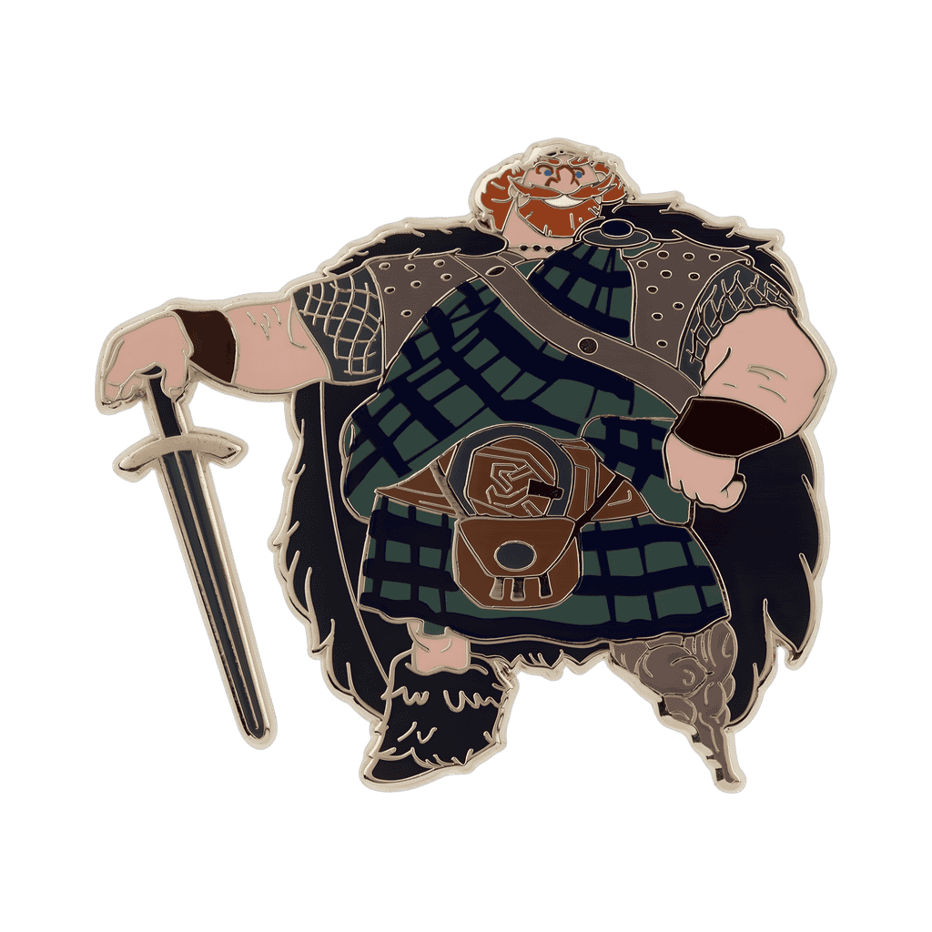 King Fergus with Sword Disney pin