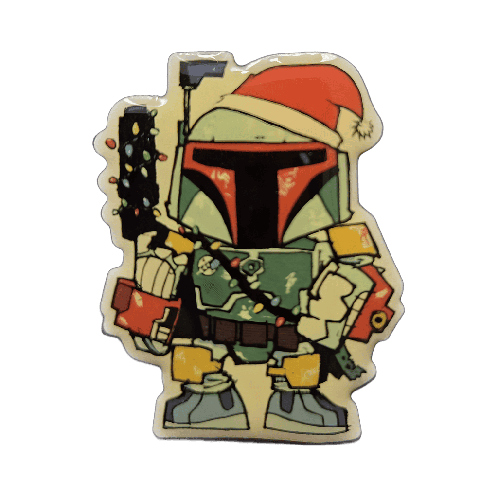 Boba Fett Santa Disney pin
