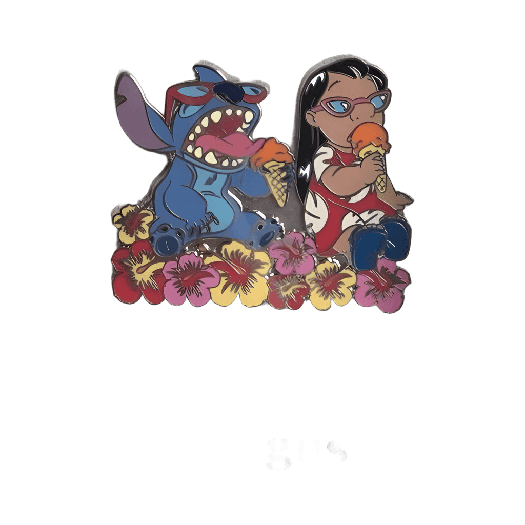 Lilo & Stitch Eating Ice Cream Cones Disney pin