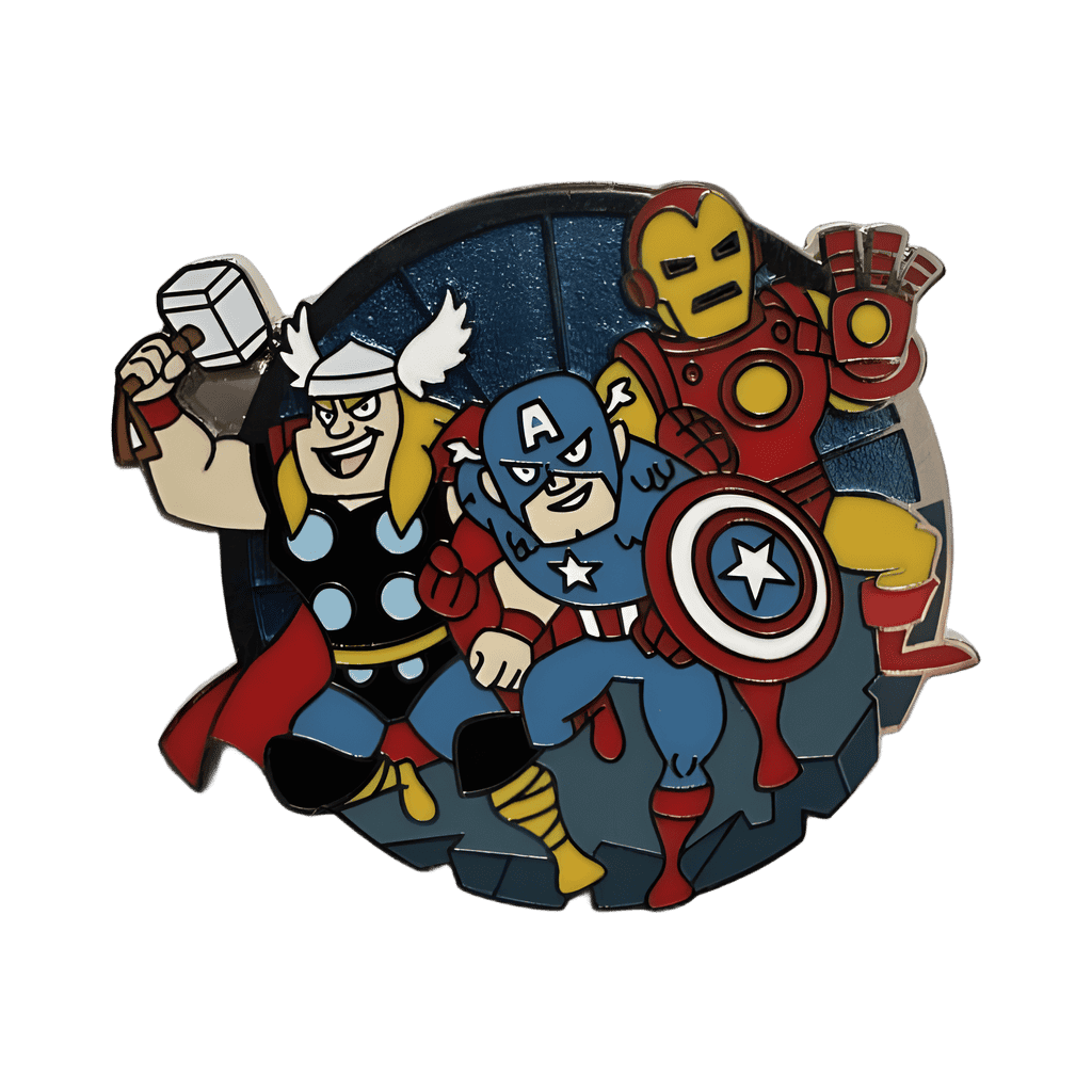 Family Cluster- Iron Man Thor Captain America Disney pin