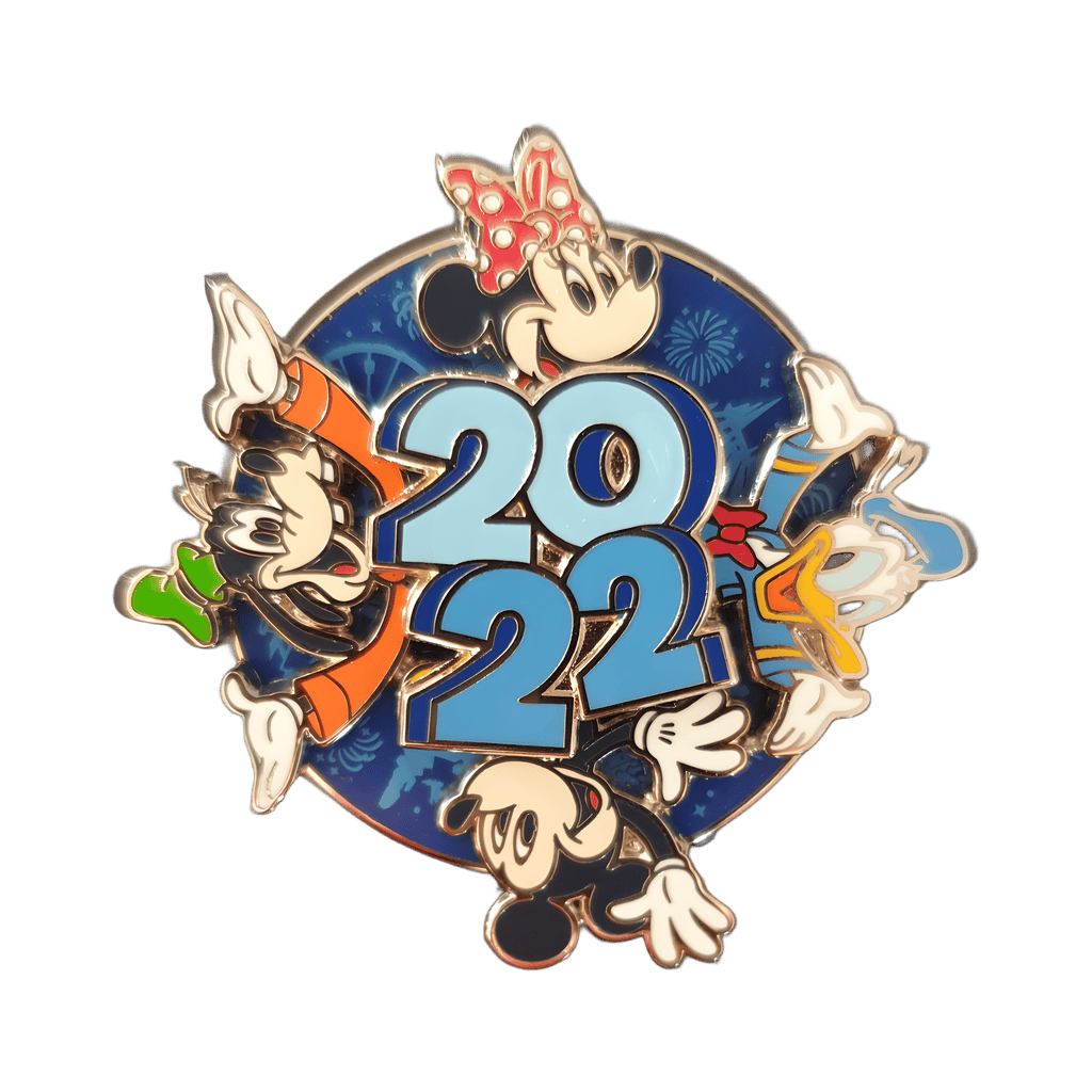 DLR/WDW - 2022 Dated - Mickey Mouse and Friends Spinner Pin Disney pin