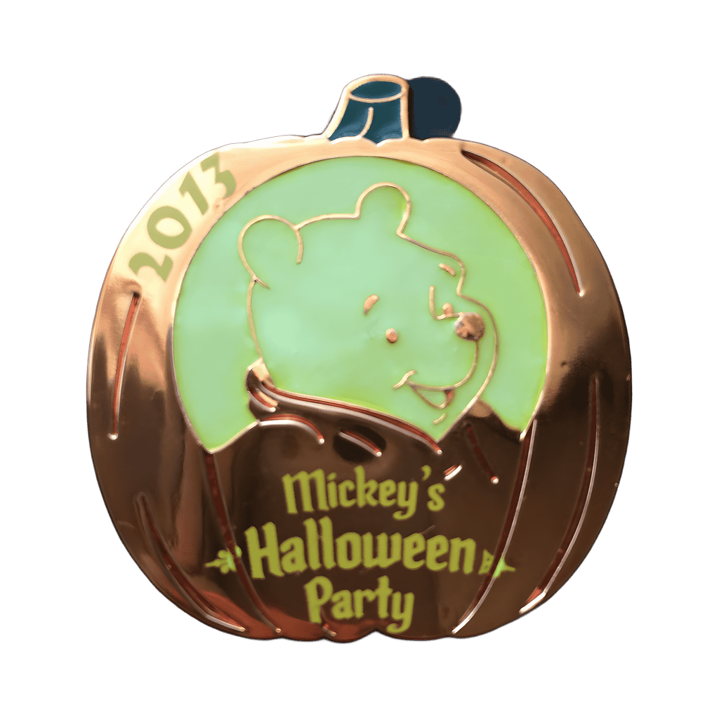 Metal Pumpkin Pin Set - Winnie the Pooh Disney pin