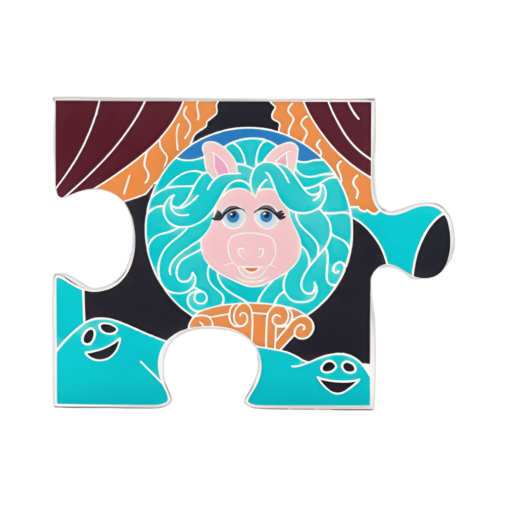 Miss Piggy as Madame Leota Disney pin