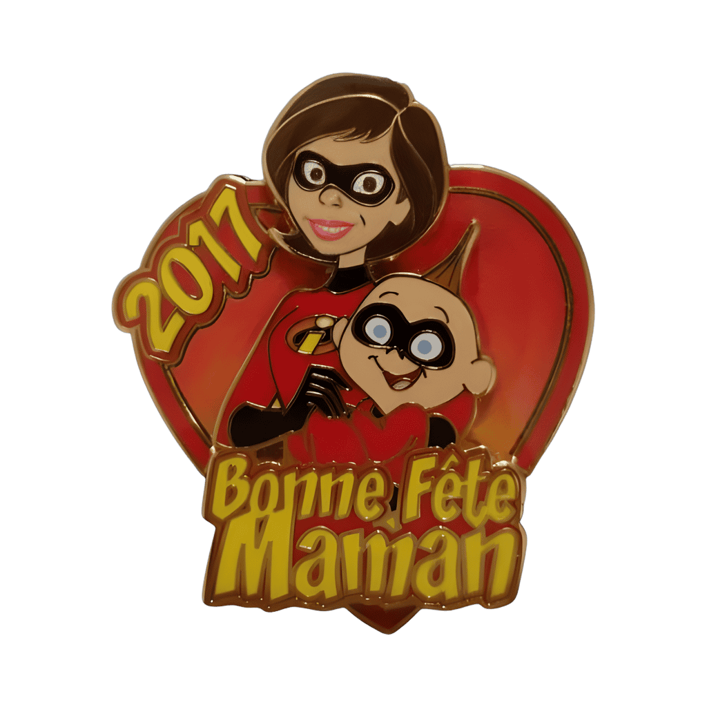 Elastigirl/Mrs. Incredible with Jack-Jack Disney pin
