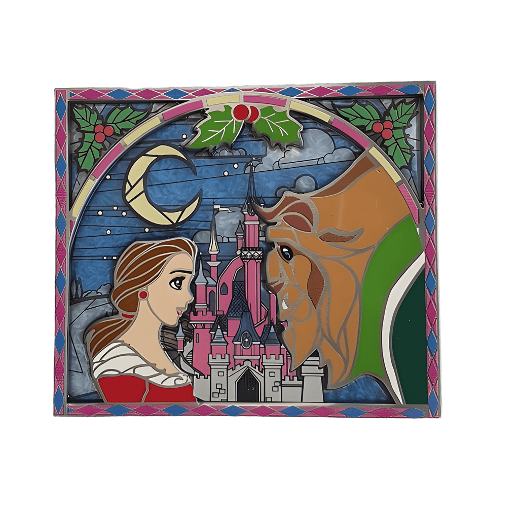 Beauty and the Beast with Castle Disney pin